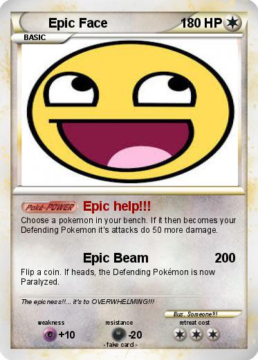 Pokemon Epic Face