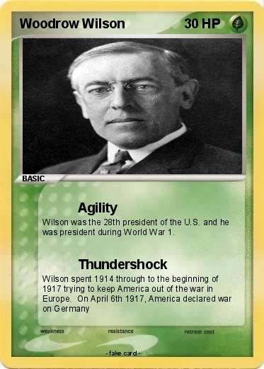 Pokemon Woodrow Wilson