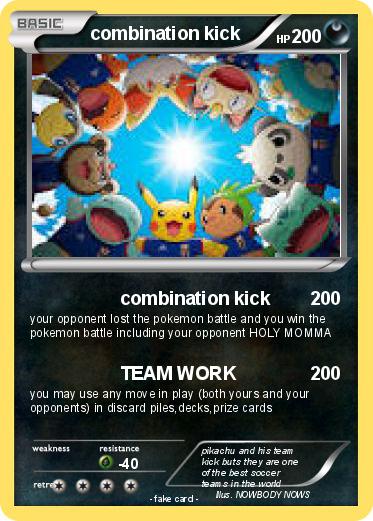 Pokemon combination kick