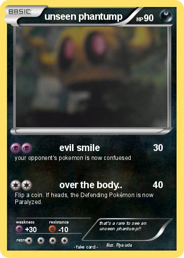 Pokemon unseen phantump