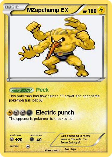 Pokemon MZapchamp EX