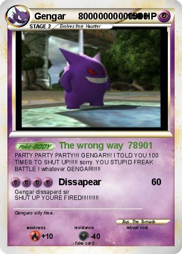 Pokemon Gengar     80000000000000