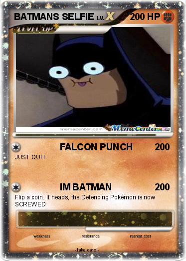 Pokemon BATMANS SELFIE