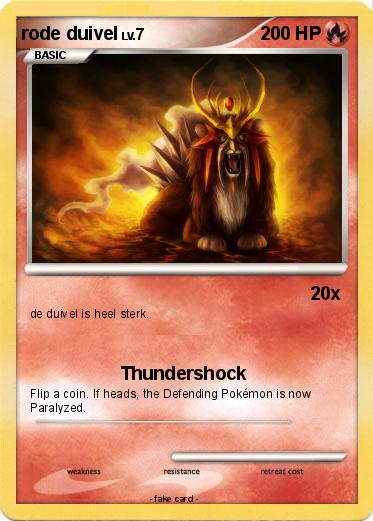Pokemon rode duivel