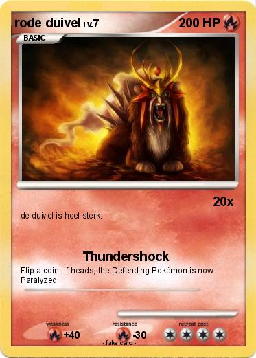 Pokemon rode duivel