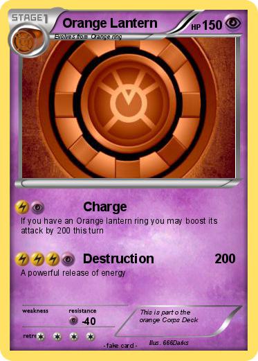 Pokemon Orange Lantern