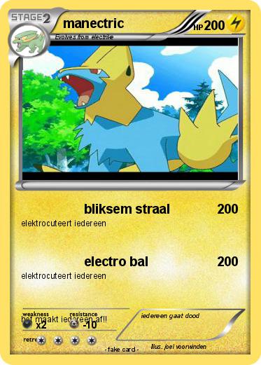 Pokemon manectric