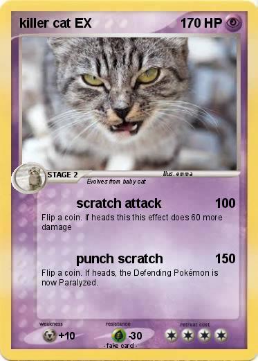 Pokemon killer cat EX
