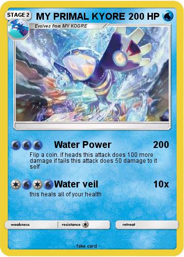 Pokemon MY PRIMAL KYORE