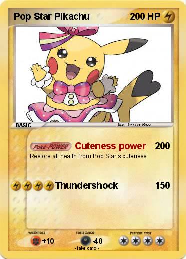 Pokemon Pop Star Pikachu