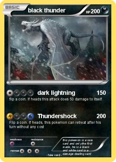 Pokemon black thunder
