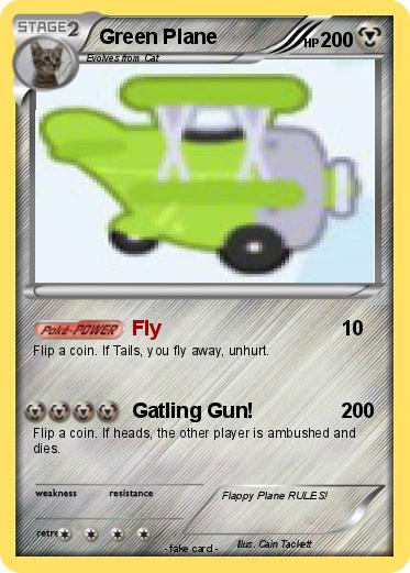 Pokemon Green Plane