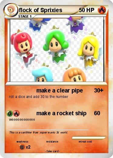 Pokemon flock of Sprixies