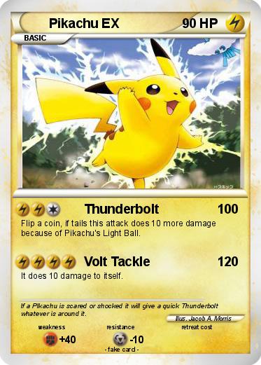 Pokemon Pikachu EX