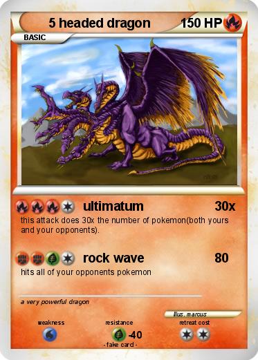 Pokemon 5 headed dragon