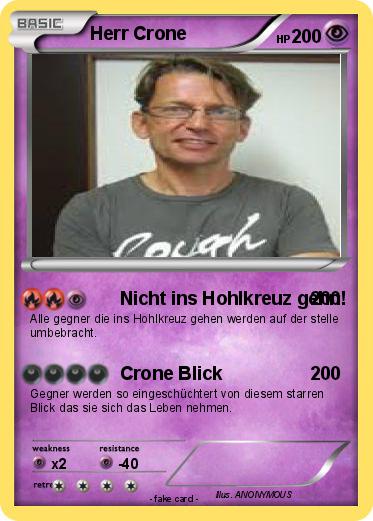 Pokemon Herr Crone