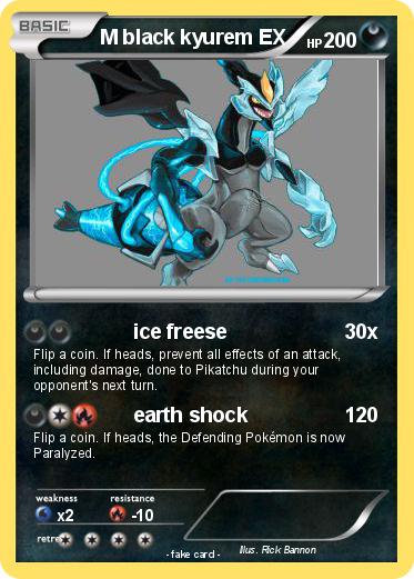 Pokemon M black kyurem EX