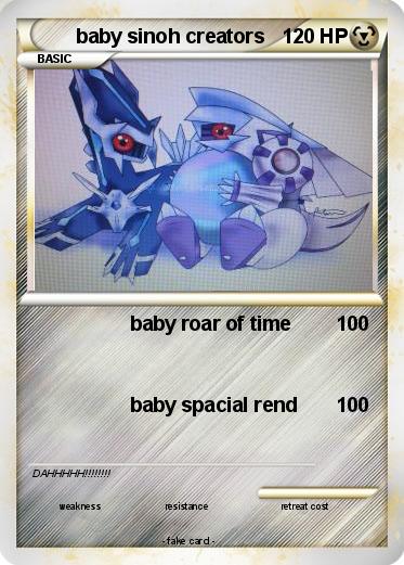 Pokemon baby sinoh creators