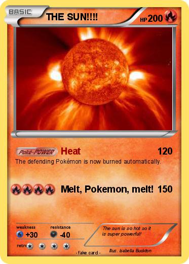 Pokemon THE SUN!!!!