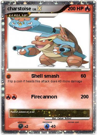 Pokemon charstoise