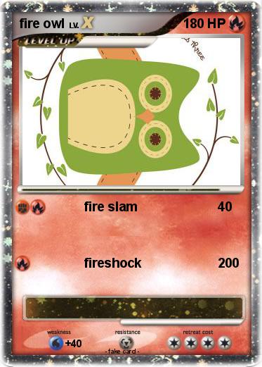 Pokemon fire owl