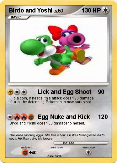 Pokemon Birdo and Yoshi