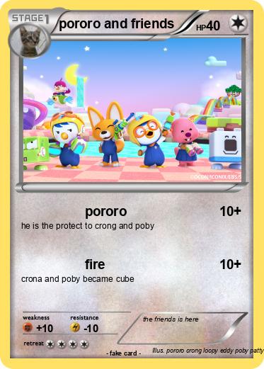Pokemon pororo and friends