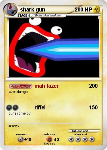 Pokemon shark gun