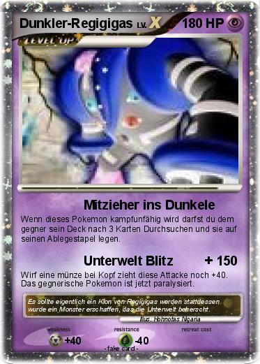 Pokemon Dunkler-Regigigas