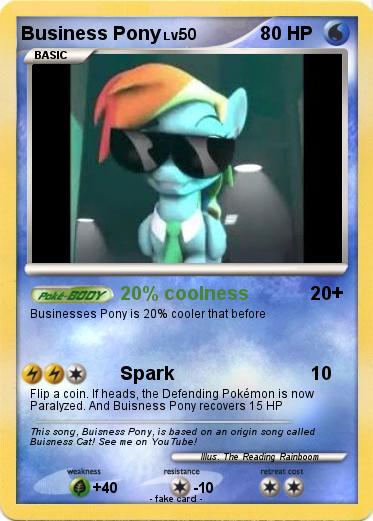 Pokemon Business Pony