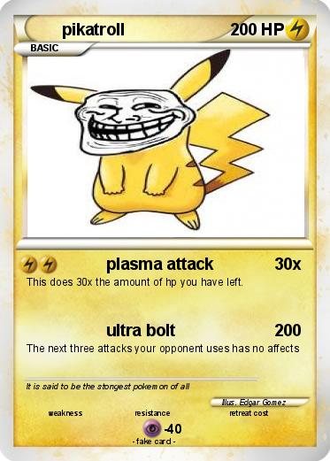 Pokemon pikatroll
