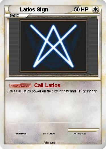 Pokemon Latios Sign