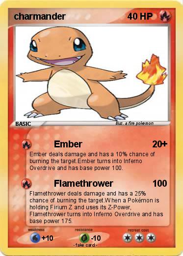 Pokemon charmander