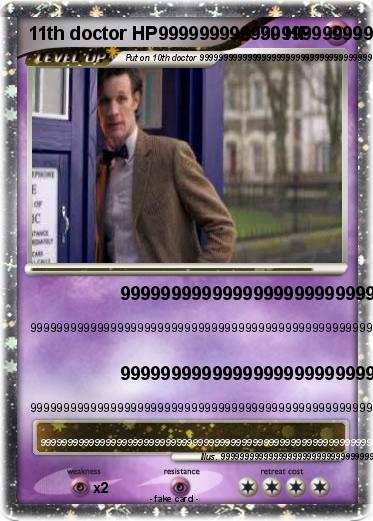 Pokemon 11th doctor HP9999999999999999999999999999999999999999999999999999