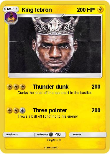 Pokemon King lebron