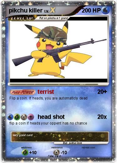 Pokemon pikchu killer