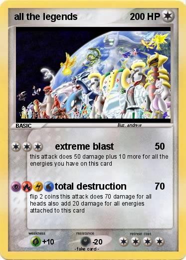 Pokemon all the legends