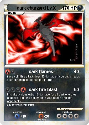 Pokemon dark charzard Lv.X