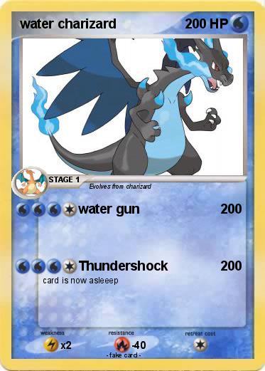 Pokemon water charizard