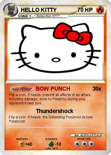 Pokemon HELLO KITTY