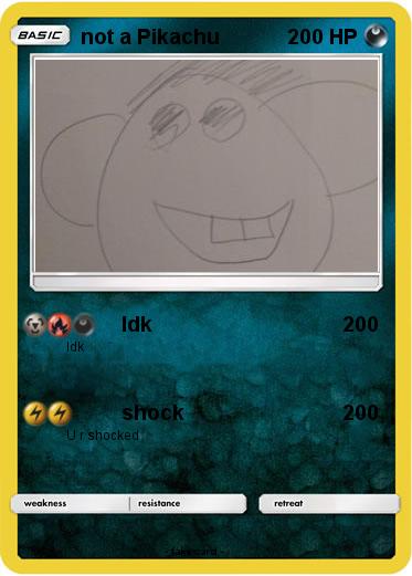 Pokemon not a Pikachu