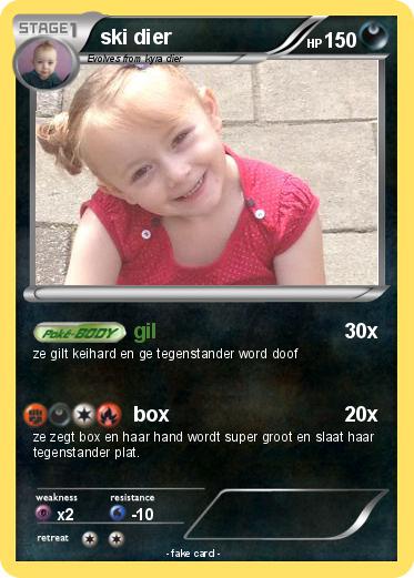 Pokemon ski dier
