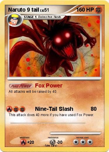 Pokemon Naruto 9 tail