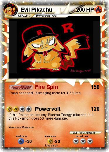 Pokemon Evil Pikachu