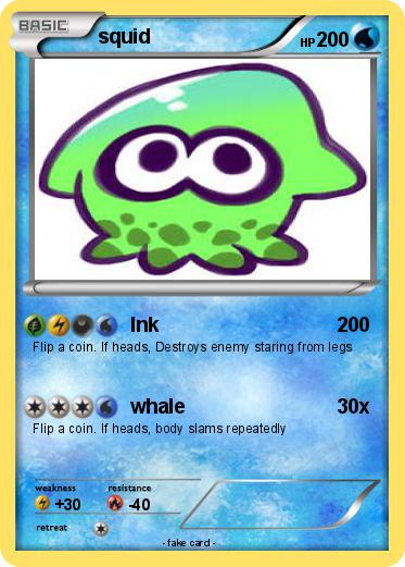 Pokemon squid