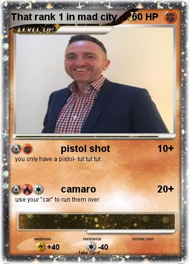 Pokemon That rank 1 in mad city