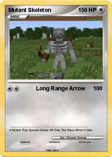 Pokemon Mutant Skeleton