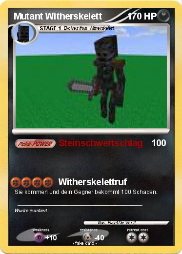 Pokemon Mutant Witherskelett