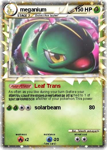 Pokemon meganium