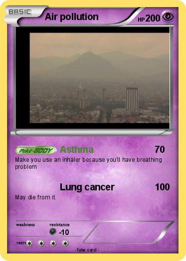 Pokemon Air pollution